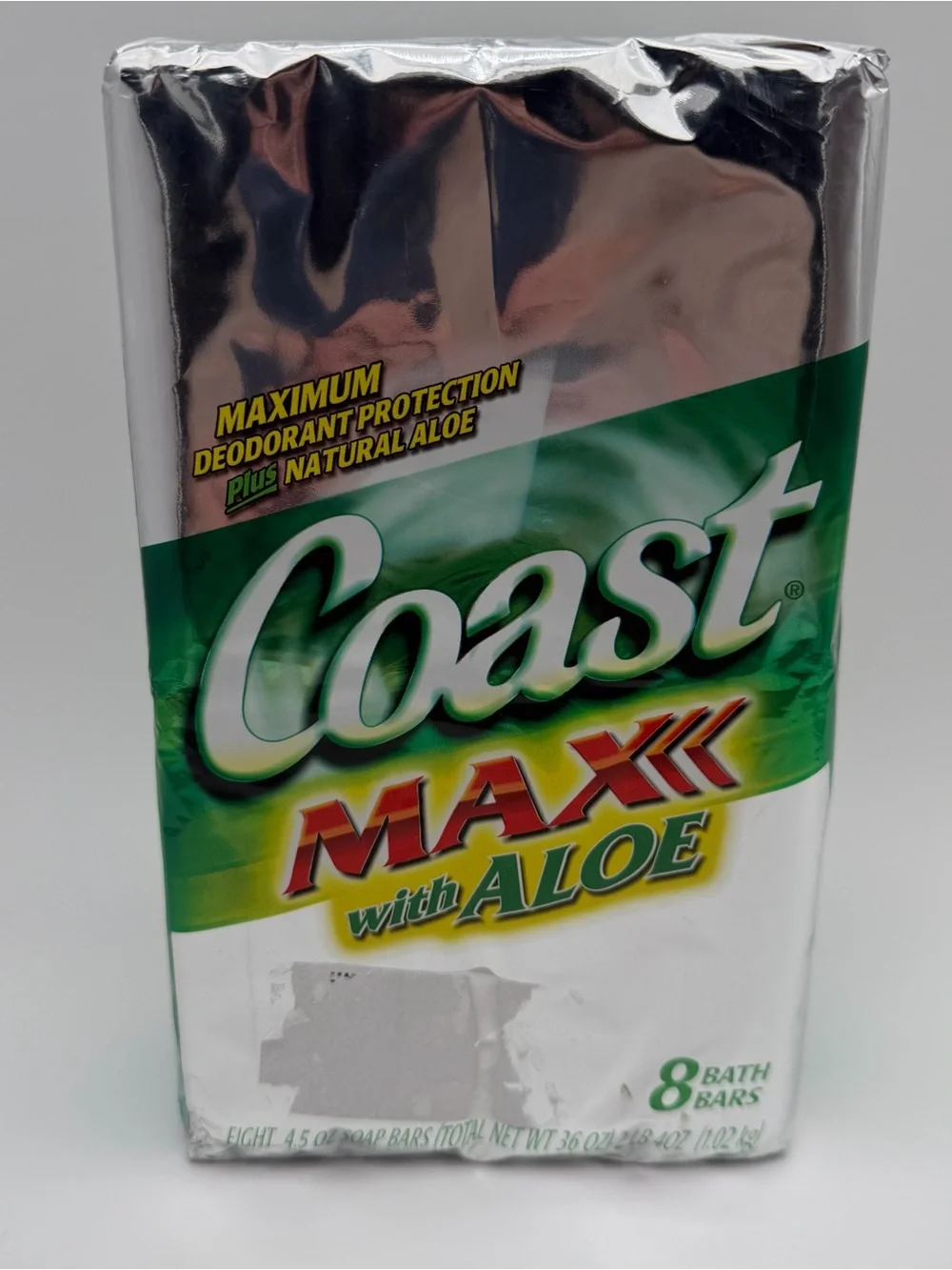 Vintage Coast Max Bar Soap with Aloe 4.5 oz Bars -  8 Bath Bars
